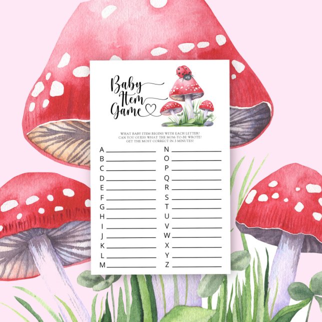 Coccinelle - Jeu pour bébé. Jeu pour Baby Shower (Créateur téléchargé)