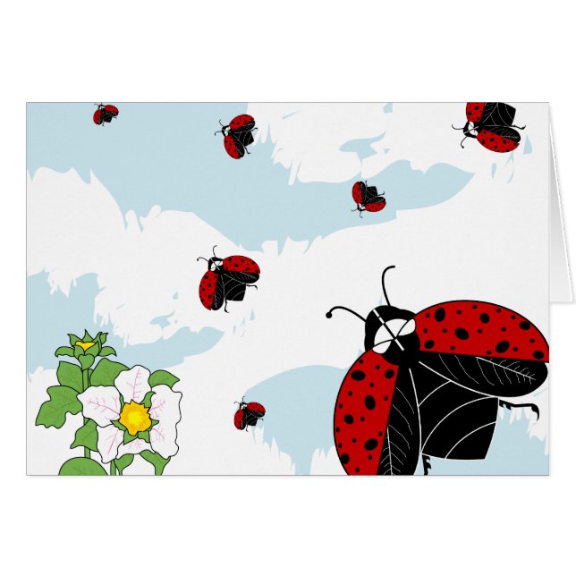 coccinelles en vol (Devant horizontal)