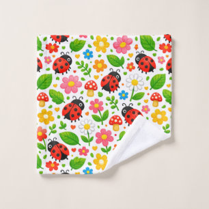 Coccinelles et fleurs mignonnes pour enfants