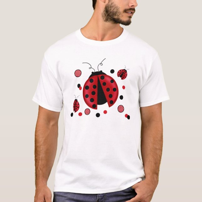 coccinelles et T-shirt de pois (Devant)