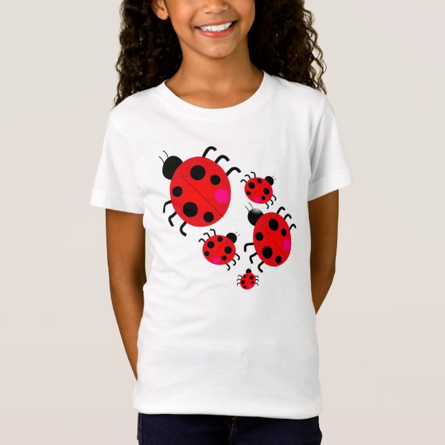 Coccinelles sur le T-shirt de défilé (Devant)