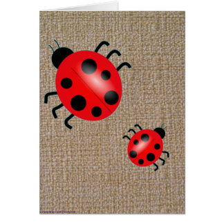 Coccinelles sur le tapis