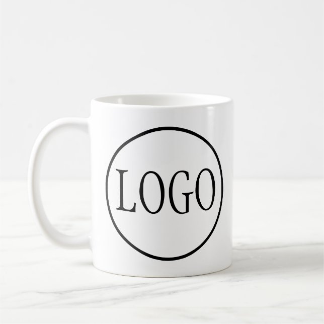 Coche de logo personnalisée sur la tasse de café (Gauche)