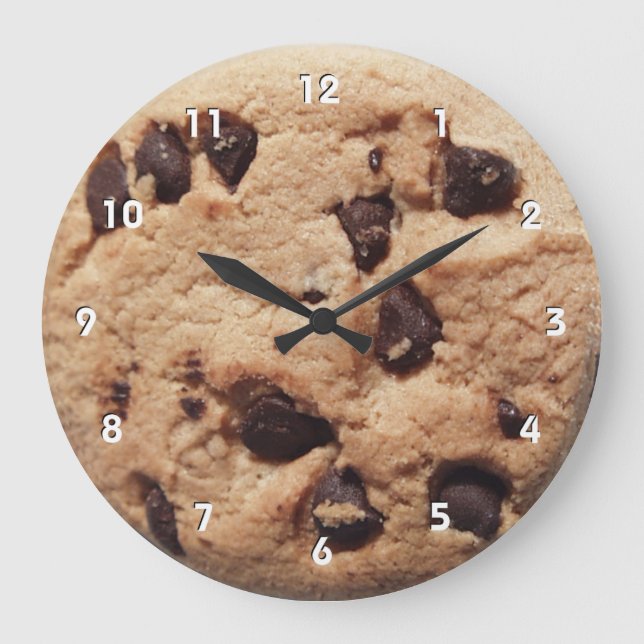 Cochet de chocolat géant horloge avec chiffres (Recto)