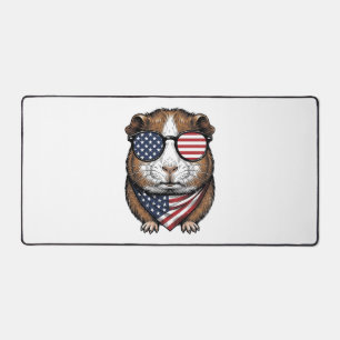 Cochon d'Inde patriotique Gravure vintage