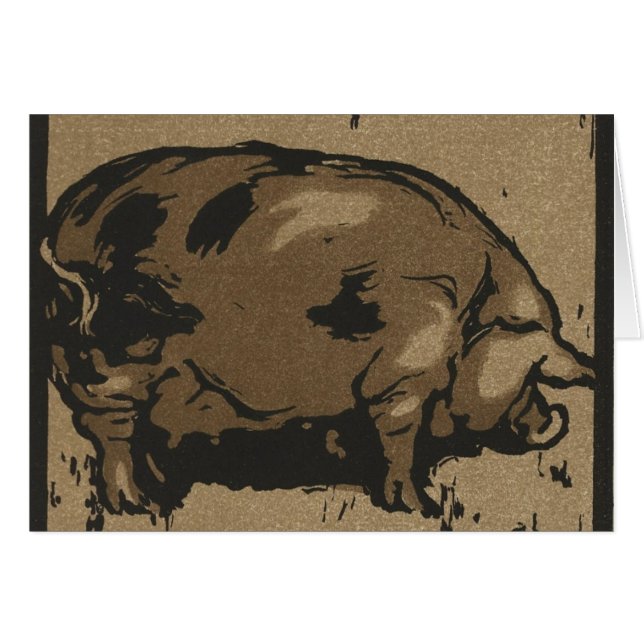 Cochon en herbe (Devant horizontal)