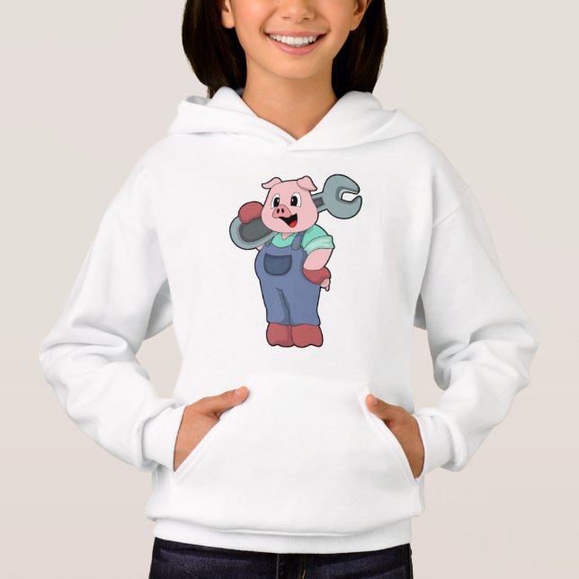 Cochon en mécanique avec clé (Devant)