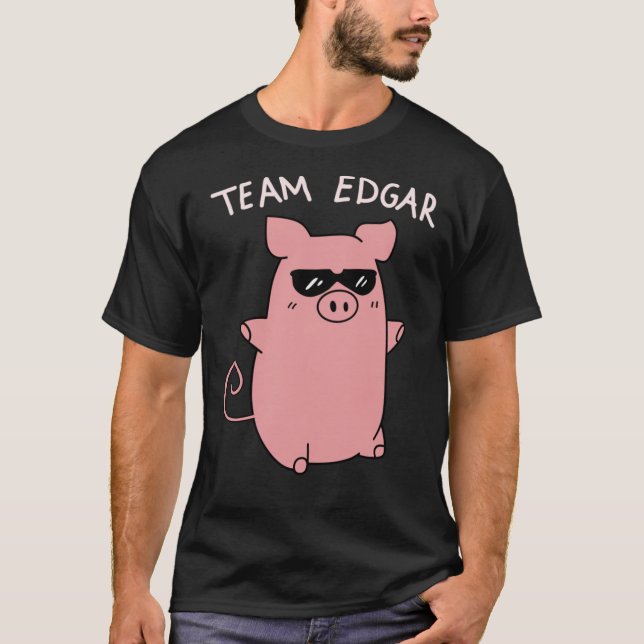 Cochon rose de l'équipe paluten T-shirt essentiel (Devant)