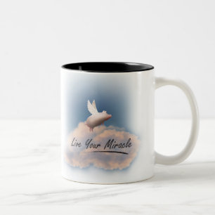 cochon volant vivez votre mug miracle