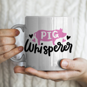 Cochon Whisperer drôle cochon mug