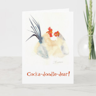 Cocka-doodle-cher ! Carte