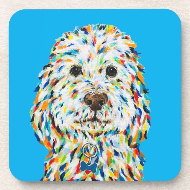 COCKADOODLE CHIEN DESSOUS DE VERRE (Devant)