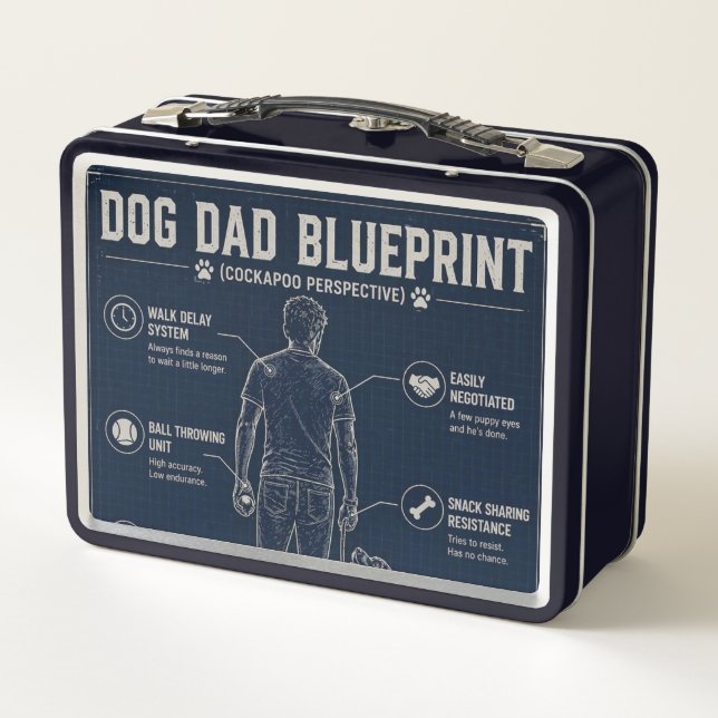 Cockapoo Dog Dad Lunch Box (Dos)