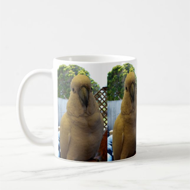 Cockatoo Aussie Blanche, Mug De Café (Gauche)