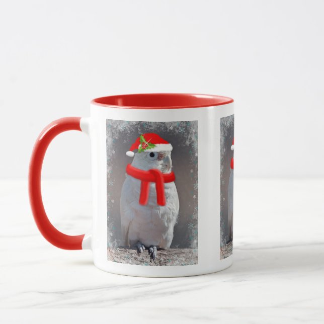 Cockatoo Christmas Mug (Gauche)