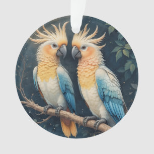 Cockatoo Parrot Couple