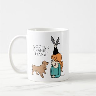 Cocker personnalisé Spaniel Mama Coffee Mug