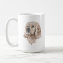 Cocker Spaniel Chien Mug | 15 oz