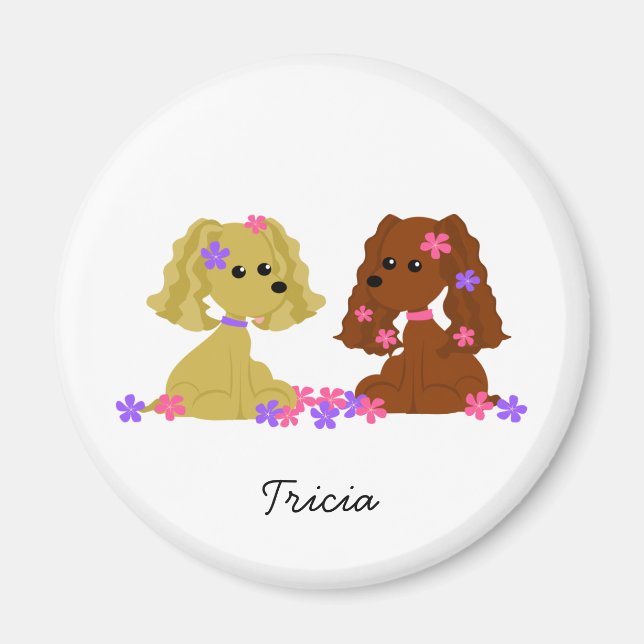 Cocker Spaniel Magnet (Devant)