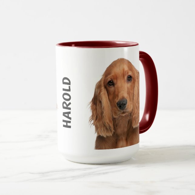 Cocker Spaniel Mug personnalisée (Devant droit)