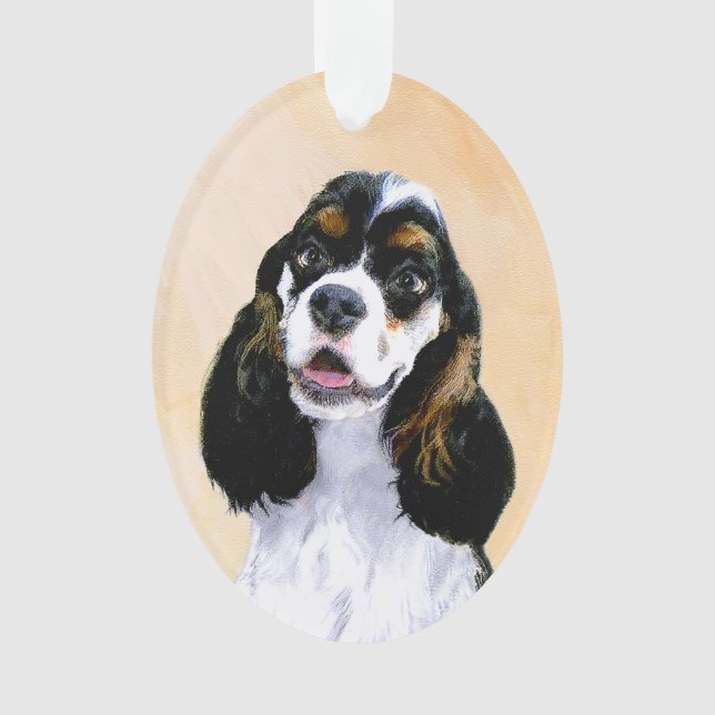 Cocker Spaniel (Parti) Peinture - Art Chien origin (devant)