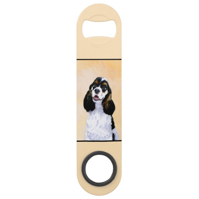 Cocker Spaniel (Parti) Peinture - Art Chien origin (Dos)