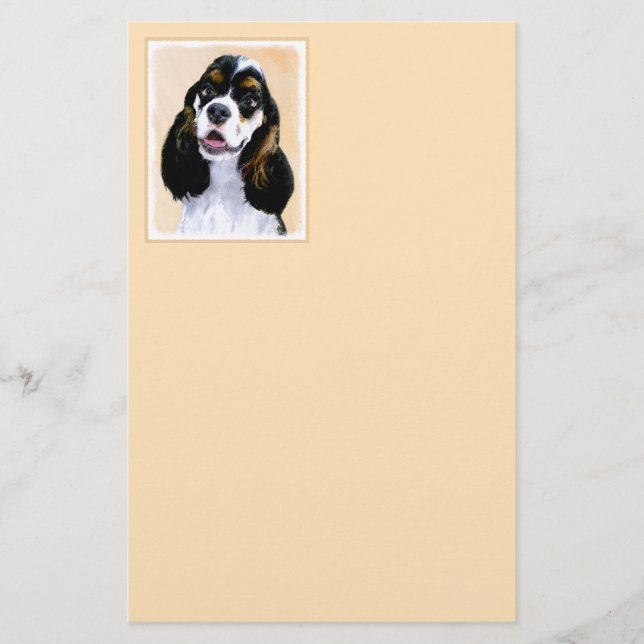 Cocker Spaniel (Parti) Peinture - Art Chien origin (Devant)