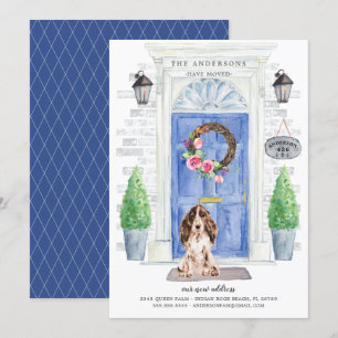 Cocker Spaniel Porte avant Déplacement Faire-part