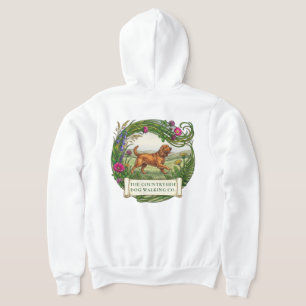 Cocker Spaniel Promeneur Sweat à Capuche Zip Up Pe