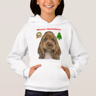 Cocker spaniel t-shirt de noël