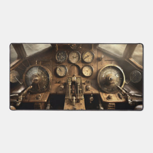 cockpit de l'avion Steampunk