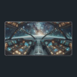 Cockpit, Science Fiction Design<br><div class="desc">Transformez votre espace de travail en un domaine imaginatif grâce à notre tapis de bureau dynamique de science-fiction ! Avec des paysages futuristes, des univers aliens colorés et des éléments cosmiques, ce tapis de bureau est parfait pour ajouter une touche d'aventure à votre bureau, poste de travail ou table d'enfants....</div>