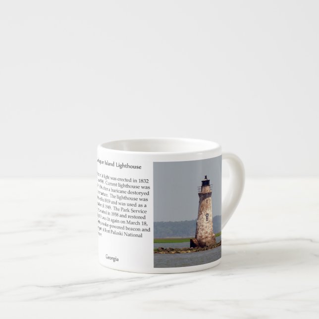 Cockspur Island Lighthouse Specialty Mug (Devant droit)