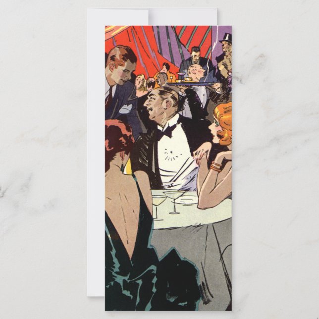 Cocktail Art déco vintage à la discothèque (Devant)