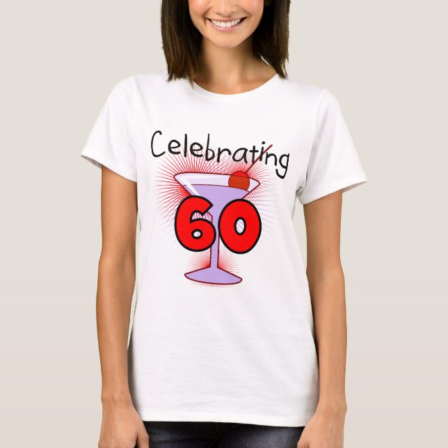 Cocktail célébrant 60 t-shirts et cadeaux (Devant)