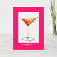 Cocktail Cosmopolite Cocktails NYC Carte pour note