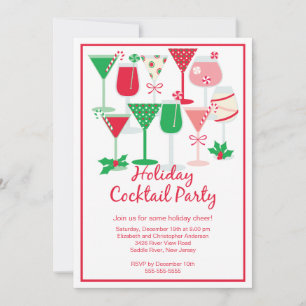 Cocktail de Noël Invitation
