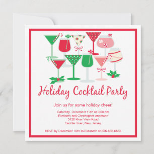 Cocktail de Noël Invitation