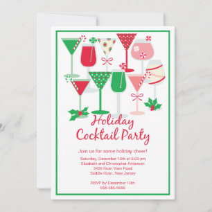 Cocktail de Noël Invitation