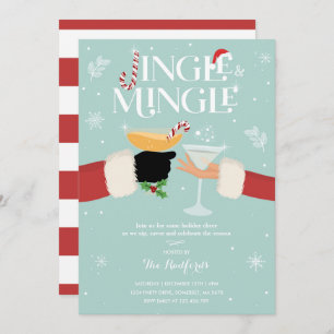 Cocktail Invitation Jingle Et Mingle
