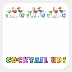 COCKTAIL JUSQU'À 3 VERRES STICKER