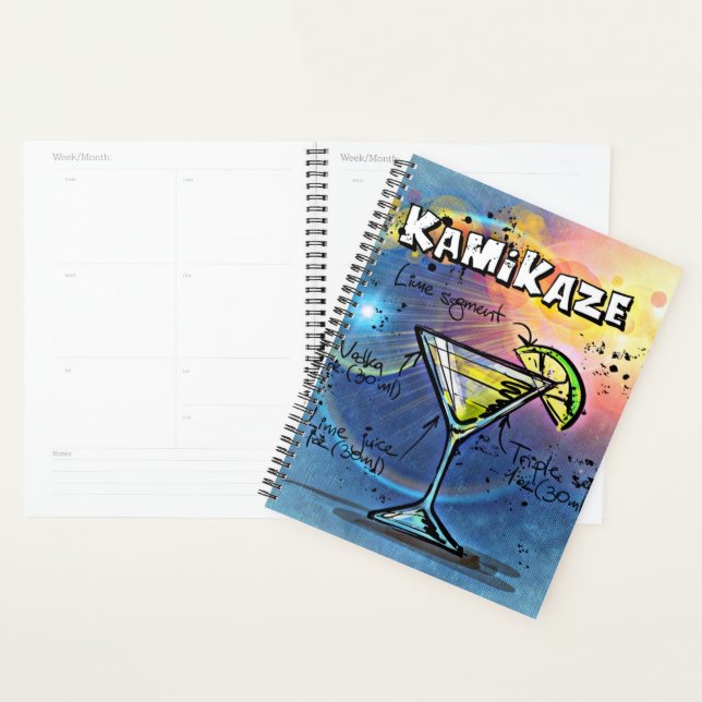 Cocktail Kamikaze (#3 sur 12 jeux de recettes de b (Devant avec enveloppe)