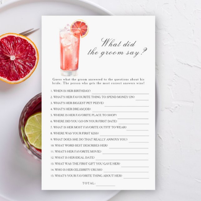 Cocktail - Qu'est-ce que le marié a dit jeu de mar (Créateur téléchargé)