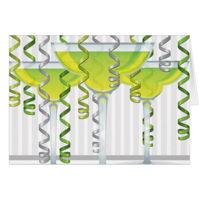 Cocktail vert et ribbon (Devant Horizontal)