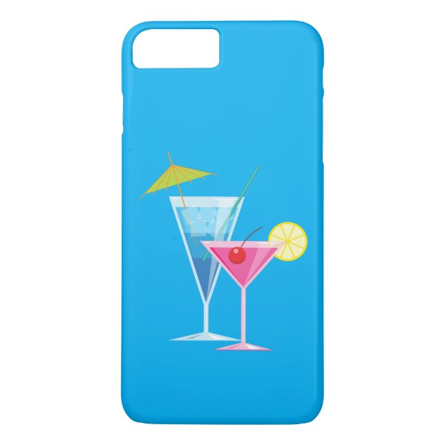 Cocktails colorés iPhone 7 Plus Coque (Dos)