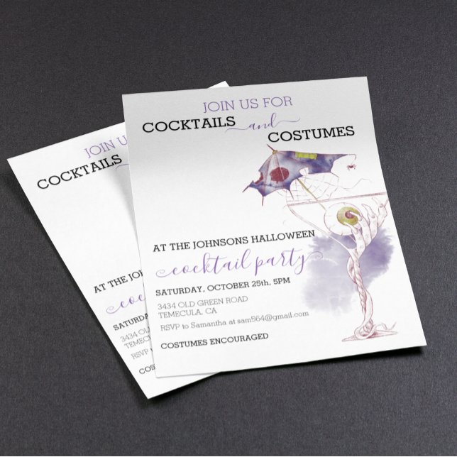 Cocktails Costumes Budget du parti Halloween (Créateur téléchargé)