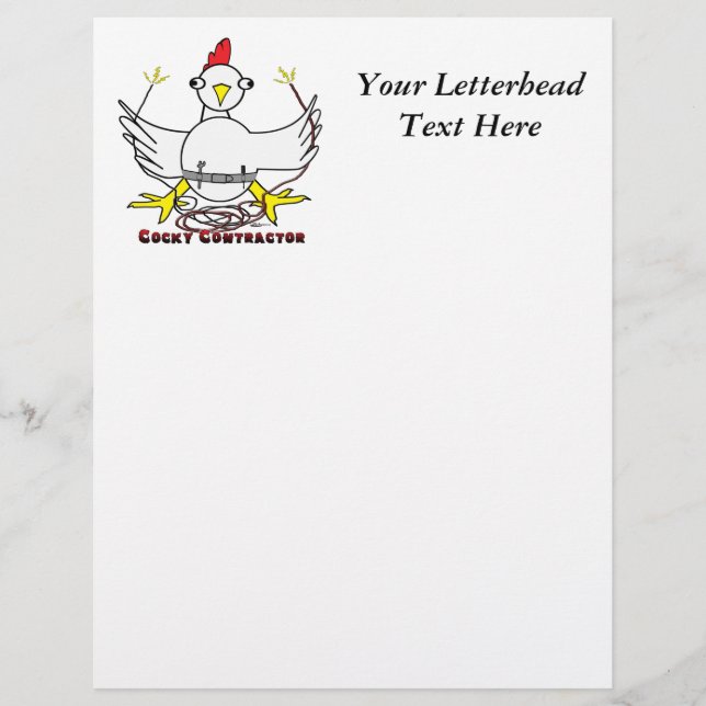 Cocky contractor (Devant)