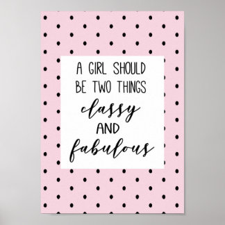 Coco chanel citation poster girly classe et fabule