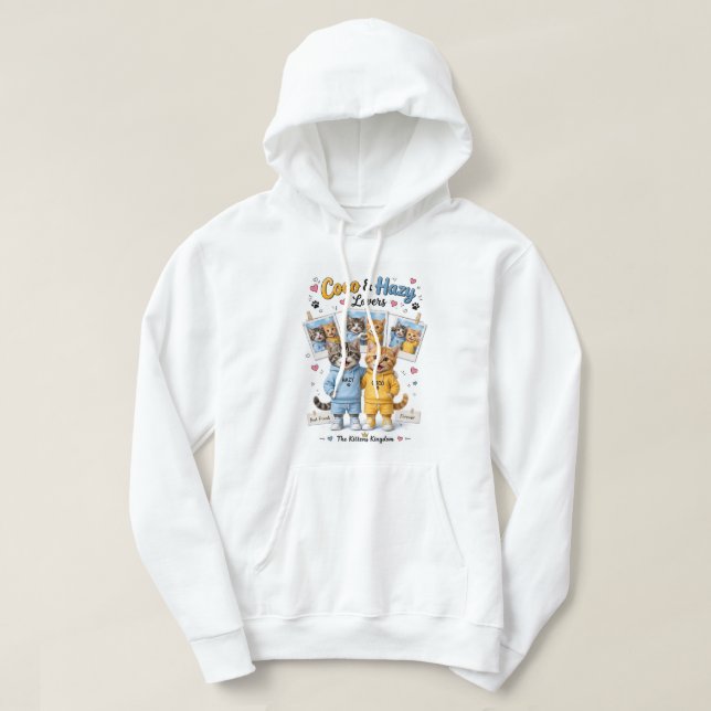Coco & Hazy Lovers Sweat à capuche (Design devant)