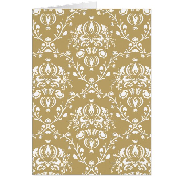 Cocoa and Cream Damask (Devant)